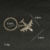 Atacado transfronteiriço mais vendido personalizado criativo modelo de caça de metal pingente de bolsa para carro chaveiro de avião anti-perda