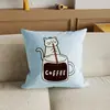 Cojín Decorativo Estilo CartoonIns para Sala de Estar, Cojín de Respaldo para Sofá, Cojín de Respaldo de Alta Calidad para Dormitorio, Extraíble, Lavable, Cojín Lumbar, Soporte Lumbar con Relleno