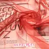 Tecido de organza macia de alta densidade, gaze 10D Ruyi para decoração de fundo de palco, bordado Hanfu, impressão, tecido DIY feito à mão