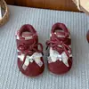 Zapatos De Xun para Niñas 2025 Otoño Nuevos Zapatos Infantiles Tenis Forrados de Felpa Estilo Ballet para Bebé Casual Zapatos Agan
