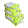 Bolsa de almacenamiento de viaje explosiva de Amazon, bolsa de tres piezas para organizar ropa, bolsa de almacenamiento impermeable compresible, fabricantes, lote
