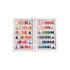Carta de Colores de Uñas de Moda, Libro de Exhibición de Colores de Uñas Acrílicas Desmontable, Juego de Esmaltes en Gel Específico para Salones de Uñas
