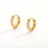 Pendientes Pequeños Circulares Coloridos Estilo Cool Japonés y Coreano Pendientes Estilo Hip-Hop Pendientes Circulares Geométricos de Circonita Pendientes Envío Gratis