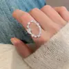 Anel Super Fada Estrela para Mulheres, Moda Doce e Cool, Alto Padrão, Anel Aberto Exquisito e Elegante, Anel de Dedo Indicador de Celebridade da Internet de Nicho, Moderno