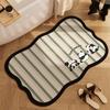 Alfombra de Baño de Dibujos Animados de Tierra de Diatomeas para Puerta Absorbente para Pies de Secado Rápido Antideslizante Alfombra de Piso para el Hogar de Dibujos Animados de Tierra de Diatomeas Resistente a las Manchas