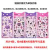 Pegatinas originales de Sanrio Coolomi, lindas pegatinas de dibujos animados en 3D de caramelos, pegatinas de cristal impermeables de recompensa para niños