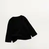 Camiseta Versátil Unissex para Bebê Estilo Primavera e Outono Cor Sólida Gola Redonda Manga Longa Pulôver de Algodão Confortável Camiseta Básica