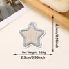 Directo del fabricante: Parches bordados de pentagrama coloridos mini con adhesivo termofusible para ropa, sombreros, bolsos y parches decorativos