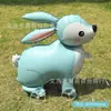 2025 Nuevo Animal con Ruedas para Caminar Globo Estéreo Globo de Cumpleaños para Niños Puesto del Mercado Nocturno Diseño Productos del Puesto