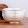 Cuenco de plata esterlina 999 Baifu, cuenco de plata para el hogar, vajilla de regalo, cuenco de plata aislado de doble capa, vajilla de plata para el hogar para adultos y niños