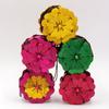 Bolsa Floral Octogonal de Casca de Coco, Bolsa de Moedas Transversal de Ombro Único Estilo Étnico, Presente Artesanal Atacado Bolsa de Casca de Coco