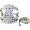 Set de Correa para Gato Transfronterizo, Arnés Tipo Chaleco, Collar para Perro Pequeño, Set de Viaje con Correa para Pasear al Perro