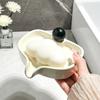 Caja de Jabón de Cerámica al por Mayor Portátil para Baño Almacenamiento en Baño Doméstico Estante de Almacenamiento para Caja de Jabón Caja Creativa con Drenaje