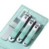Set de Cortauñas Antisalpicaduras Bolsa Giratoria Portátil Cucharilla para Oídos Cortauñas Manicura Especial Cortauñas de Abertura Grande