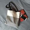 Verano Letras Simples Bolsa de Lona Portátil Cierre Bolso de Hombro Casual Bolsa de Tela Snack Compras Computadora Bolsa para Libros para Mujeres