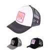 Boné de Baseball Bordado com Animal, Boné com Rede para Proteção Solar e Ventilação, Boné de Verão com Aba para Homens e Mulheres, Aba Larga, Aba Grande, Estilo Personalizado