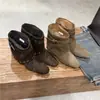 Botines Retro Dulces Geniales con Remaches Plegables para Mujer 2026 Otoño/Invierno Nueva Llegada Gamuza Merade Versátiles Plegables Botines Estilo Western