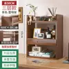 Estante de Livros Armazenamento de Mesa Livro Multi-Camadas Mesa de Casa Multifuncional Montado na Parede Armazenamento Integrado Mesa de Armazenamento