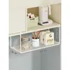 Estante de almacenamiento para litera de dormitorio, cesta colgante para aperitivos en la mesita de noche sin taladro, organizador de almacenamiento para cama, estante colgante para debajo del escritorio de dormitorio estudiantil