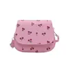 Bolso de Moda Cereza Fresca para Mujer Primavera/Verano 2025 Nuevo Bolso Bandolera Nicho de Moda Elegante Versátil Bolso Cuadrado Pequeño