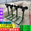 Nuevo Carrito de Empuje Plegable de Ruedas Planas Universales de Cuatro Ruedas Artefacto para Manejo de Piedra Carro para Vidrio