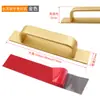 Manija de aleación de aluminio para puerta corrediza de vidrio de balcón sin taladro, manija de puerta corrediza, manija de puerta, manija de ventana, manija de puerta y ventana de madera