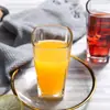Vaso Cuadrado de Vidrio Transparente Vaso para Bebidas Vaso Cuadrado Recto para Cerveza Vaso para Enjuague Bucal de Hotel Restaurante Vaso para Agua