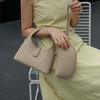 Bolso de Mujer de Cuero Genuino, Bolso de Luna Semicircular, Diseño de Nicho, Nuevo Modelo 2026, Bolso de Hombro de Piel de Vaca, Bolso Cruzado, Bolso de Axila, Bolso de Mano