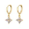 Pendientes geométricos de moda europea y americana, pendientes de nicho de moda, pendientes que combinan con todo, pendientes de traje, pendientes de tres piezas