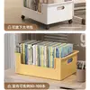 Caixa de Armazenamento de Livros sob a Mesa, Bolsa de Livros com Rodas, Caixa de Livros Móvel, Caixa de Armazenamento de Livros para Mesa de Estudante em Sala de Aula, Estante