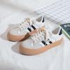 Ins Sapatos brancos super populares femininos com sola grossa 2021 primavera e outono novos sapatos femininos all-match tênis sapatos de lona sapatos casuais