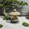 Lanternas de Pedra, Pátio Estilo Japonês, Estilo Antigo, Estilo Chinês, Lanternas Verdes, Lanternas de Pedra com Fio, Lanternas de Palácio Solares, Ornamentos de Jardim