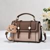 Bolsa Feminina 2025 Verão Nova Bolsa Quadrada Pequena Bolsa Casual da Moda Bolsa Versátil de Ombro Transversal Bolsa de Mão Feminina Mulher