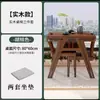 Juego de Mesa Pequeña de Madera Maciza para Balcón con Sillas para Uso Doméstico, Adecuado para Apartamentos Pequeños, Mesa y Sillas de Ocio para Balcón, Mesa y Sillas Multifuncionales para Balcón