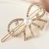 Estilo Coreano Nuevos Accesorios para el Cabello de Celebridad de Internet Pasador de Pelo con Lazo de Diamante Pinza Lateral para Flequillo Dulce de Niña Corona de Perlas Pinza de Rana