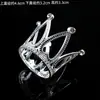 Decoração de Bolo Pequena Coroa de Pérola Ornaments Franja Vintage Cisne de Cristal Coroa de Aniversário de Celebridade da Internet Plug-in para Assar