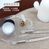 Manicura silicona palo espejo mágico polvo Aurora palo frotar polvo con tapa práctica herramienta reutilizable Net Red Nuevo