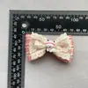 Pata de gallo Lazo Hecho a Mano DIY Pasador para Mascotas Tocado Accesorios Ropa para Muñeca Bj Accesorios Semi-Acabados para Muñeca