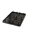 Marco de Cama Flotante de Hierro Forjado Sin Cabecero Marco de Acero Espesor Reforzado Cama Doble Base de Listones Tatami Cama Individual de 1.5 m