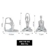 Set de Tres Figuras de Lujo Ligero con Temática de Yoga y Danza para Maquetas de Dormitorios, Salas de Estar, Estudios y Decoración de Hoteles