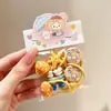 Gomas para el pelo de estilo coreano para niños, Diademas de animales, Gomas elásticas que no dañan el pelo, Cuerdas para el pelo de bebé lindas, 8 piezas en una bolsa
