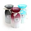 Estilo Europeu Vaso de vidro Ornamentos da sala de estar Vaso transparente colorido Recipiente de cerâmica Desktop Ornamentos Decorativos Vaso