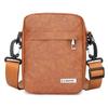 Bolsas Masculinas de Couro PU Novo Outono e Inverno 2024 Casual e Mais Fácil de Combinar Bolsas de Ombro Transversais Bolsas Masculinas Bolsas Pequenas Transfronteiriças Bolsas para Celular