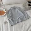 [Em Estoque] Camiseta Base de Lã Dupla Face Mousse 350g para Meninas, Gola Alta Curta, Roupa Íntima de Inverno Estilosa e Quente para Crianças