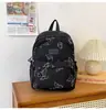 Mochila con Estampado de Mariposa Cielo Despejado, Estilo Artístico para Niñas y Estudiantes, Adecuada para la Escuela y Viajes, Bolsa Escolar con Múltiples Compartimentos