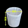 Filtro de nylon em saco formato de balde cilíndrico bolsa de malha cartucho de filtro alimentador de mel resina tratamento químico de água remoção de poeira