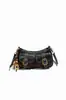 2026 Bolsas Nuevas de Mujer para Principios de Otoño Bolso Vintage de Axila Bolso Baguette Retro Bolso de Motocicleta Bandolera Cruzada Bolso Mahjong
