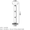 Luminária de pesca designer luminária de chão sala de estar nórdica luxo leve modelo moderno quarto sofá luminária de chão vertical avançada
