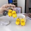 Lindo llavero de peluche de pato de piel de visón con colgante para coche, exquisito bolso escolar, muñeca, regalo para pareja