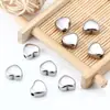 Cuentas de Acero Inoxidable con Orificio Pasante Doradas Electroplateadas al Vacío Accesorios para Joyería DIY Accesorios con Forma de Corazón Cuentas de Corazón de Acero de Titanio